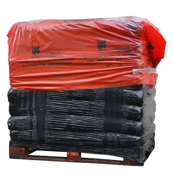 Holzpellets 100 % Anthrazitkohlepalette (A12–22 mm)