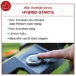 Rasenmäher MS225-53E Scheppach – E-Start | Radantrieb | 7PS | 53cm Schnittbreite | 65 Liter Fangkorb – Bild 3