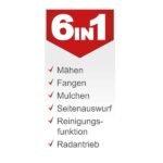 Benzinrasenmäher MS173-51 Scheppach mit Motoröl & Ersatzmesser – 51cm Schnittbreite | Radantrieb – Bild 2