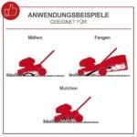 Benzinrasenmäher MS173-51 Scheppach mit Motoröl & Ersatzmesser – 51cm Schnittbreite | Radantrieb – Bild 3