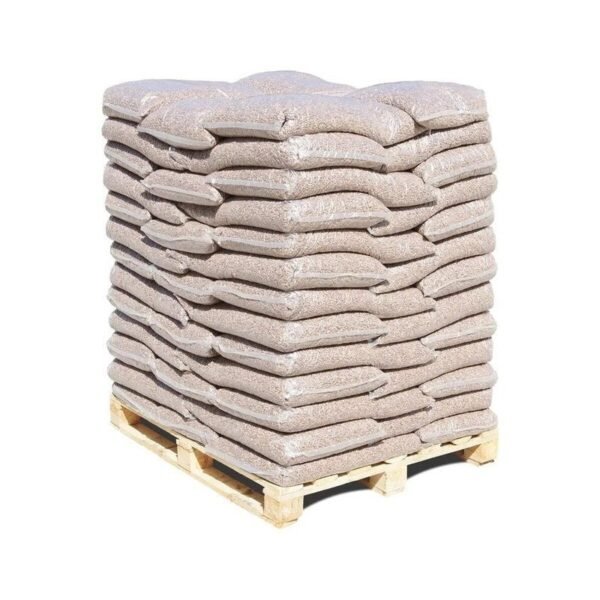 Hartholzpellets Eiche ENplusA1 – 975 kg (65 x 15 kg Säcke)