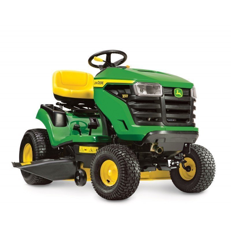 96-1.jpg JOHN DEERE X107 Aufsitzmäher mit Seitenauswurf – Bild 1