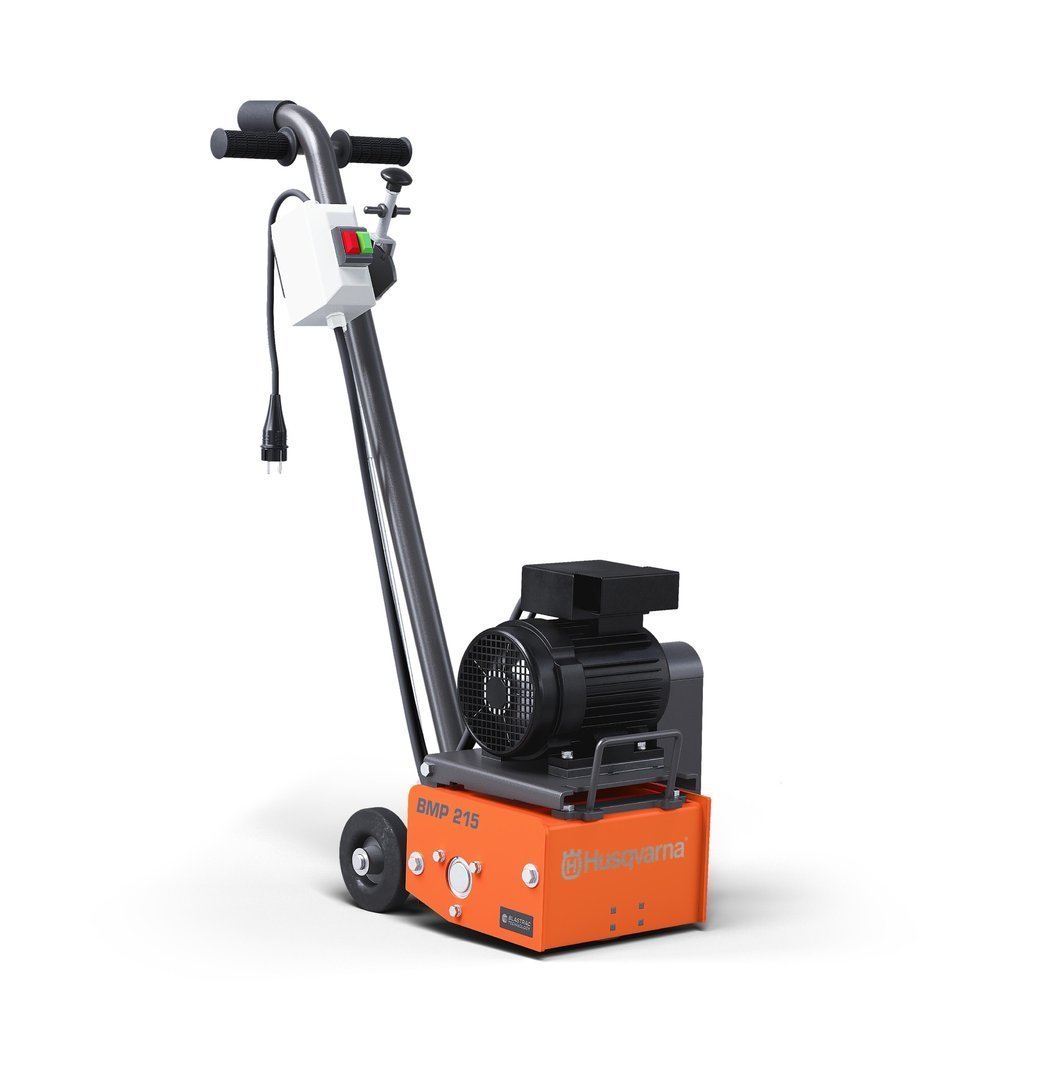 BMP215-3.jpg HUSQVARNA / BLASTRAC BMP 215 E mit Trommel – Betonfräse (230 Volt) – Bild 1