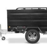 TPV Kofferanhänger 1300kg KT-EB3 Offroad Plus Bordwanderhöhung Geschlossen Gebremst Schwarz