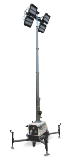 PRAMAC / Generac Linktower T4 elektrischbetriebener Lichtmast – Bild 2