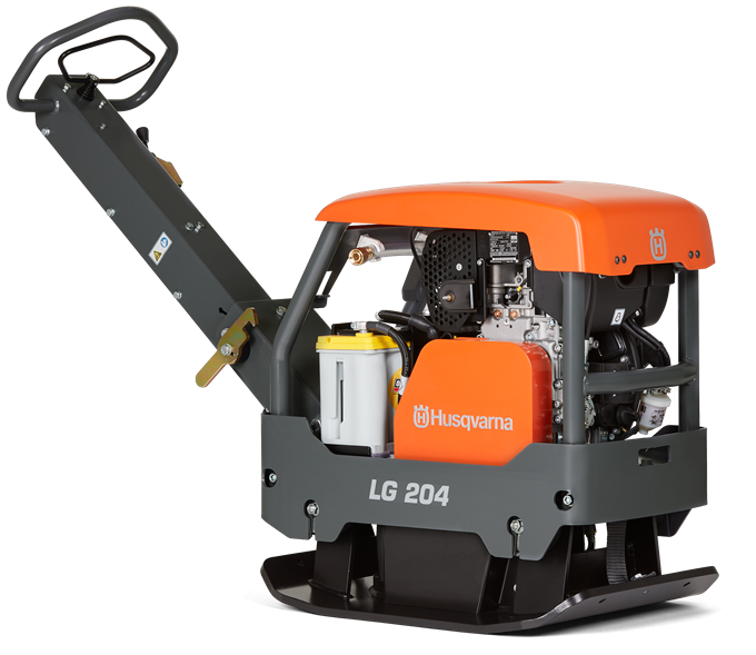 N025V2.png HUSQVARNA LG 204 – Rüttelplatte reversierbar mit 211 – 244 kg – Bild 1