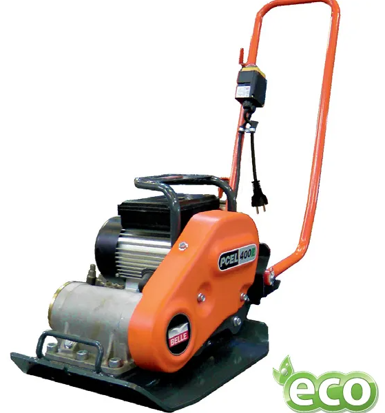 BELLE LESCHA PCEL 400E 230 V – elektrische Rüttelplatte vorlaufend mit 49 kg