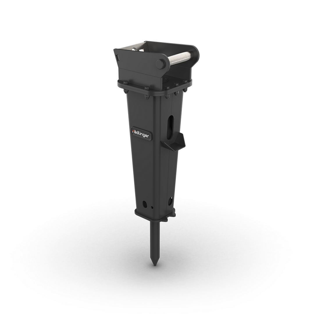 RHH02.png Rädlinger RHH02 mit MS01 oder MS03| Hydraulikhammer mit 100 kg – Bild 1