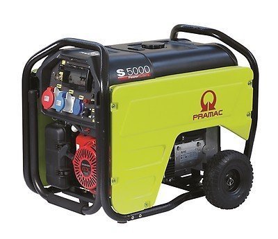 PRAMAC S 5000 THI AVR benzinbetriebener Stromerzeuger 230 / 400 V | 6,3 kVA