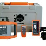 NEDO SIRIUS 1 HV (MAXX) im Set mit Kurbelstativ und Flexilatte – Rotationslaser horizontal vertikal