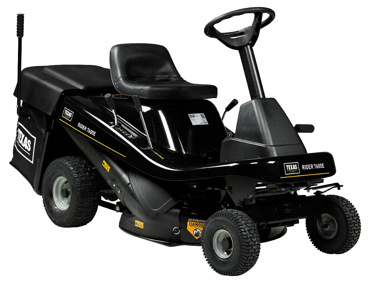 Texas_Rider_7600E_3in1_20190321_1800x1800.webp Texas Aufsitzmäher Rider 7600E 3in1 inkl. Mulchkit – Modell 2025 – Bild 1