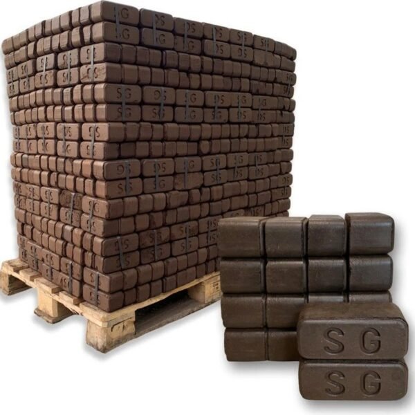 Feuerpracht Premium Torfbriketts – 960 kg Palette