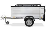 Dachzelt Auto Anhänger 1000kg KT-EB2 – Aluminium Zinkbeschichtung – Bild 3