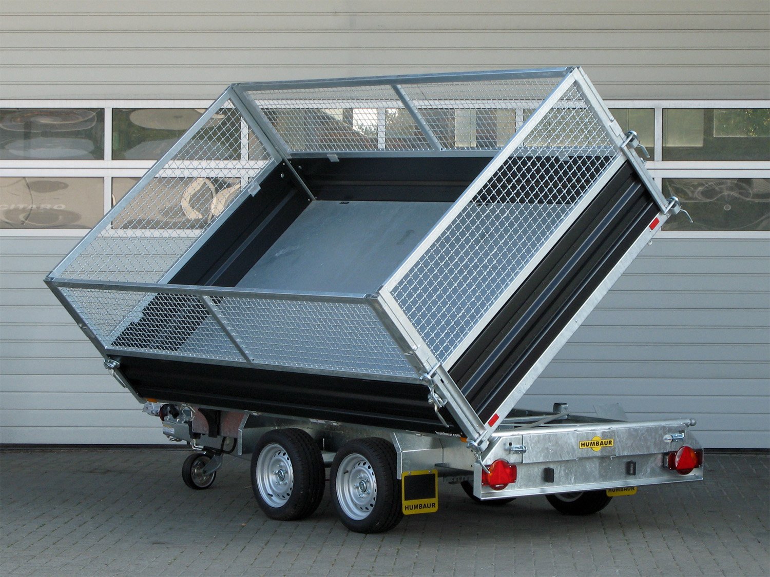 hu3016-3-ga-800_humbaur_htk_300031_stahl_2.jpg Humbaur HTK 3000.31 STAHL E-Pumpe, Stahlgitteraufsatz 800 mm – Bild 1