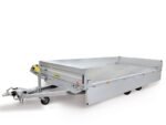 Humbaur Universal 3000 Seilwinde, Alu Bordwände 350 mm, Auffahrbohlen – Bild 5
