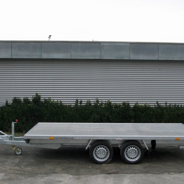 Humbaur Universal 3500 Aluboden, Seilwinde, Rampen