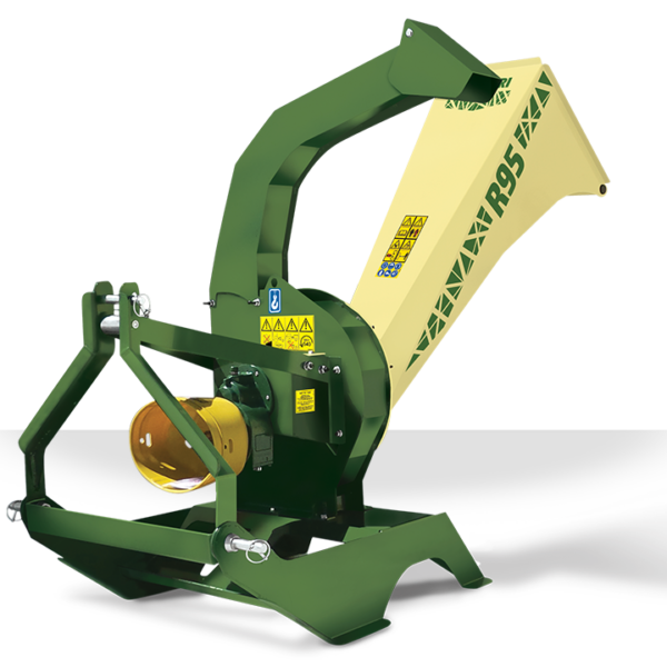 NEGRI Biohäcksler R95T / Häcksler mit Dreipunktaufnahme CAT. 1 für Traktor