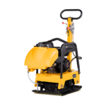 LUMAG RPi25N – Rüttelplatte reversierbar mit 131 kg inkl. Transportfahrwerk und Gummimatte