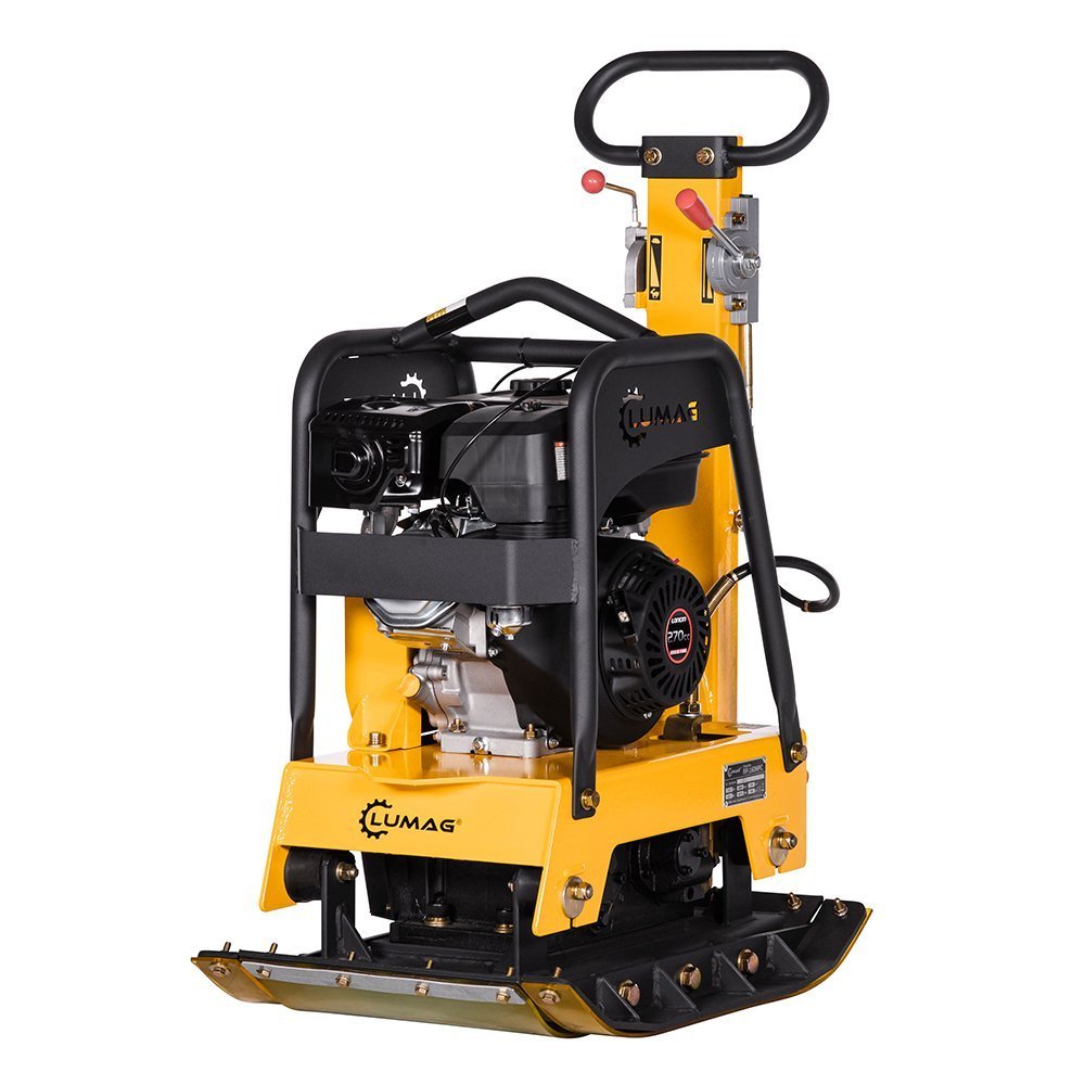 zoom-rp160hpc-2023-1.jpg LUMAG RP-160HPC – Rüttelplatte reversierbar mit 160 kg inkl. Transportfahrwerk und Gummimatte – Bild 1